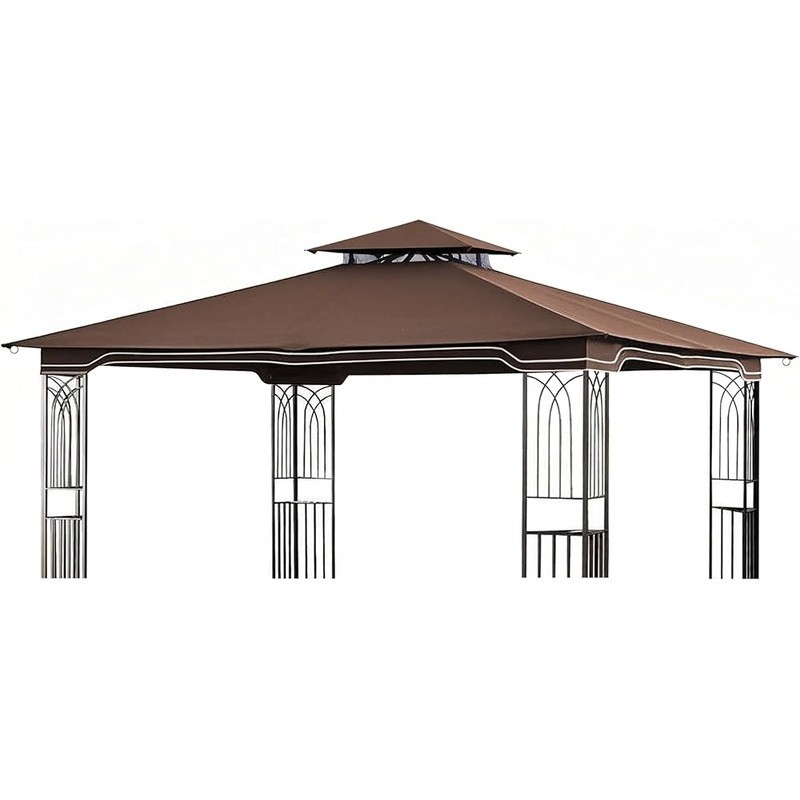 10x12 Regency Ii Patio Gazebo Uv Water Resistant Fabric New
