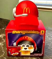 2026 McDonald  s Changeables Happy Meal Figure 3 Cap  NEW UNOPENED