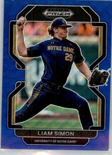 2022 Panini Prizm Draft Picks BLUE WAVE PRIZMS Baseball Cards Pick From List