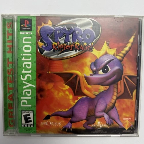 Spyro 2 Riptos Rage (PS1) - Insomniac Platformer Greatest Hits - CIB - TESTED