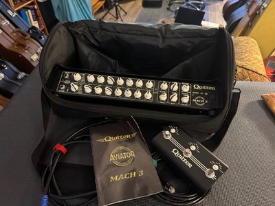 Quilter Aviator Mach 3 2-Channel 200-Watt Guitar Amp Head Bag & Footswitch