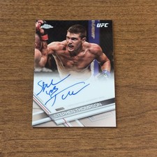 2017 UFC Chrome Stephen Thompson Auto