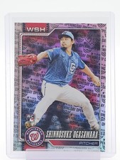 SHINNOSUKE OGASAWARA 2026 TOPPS #32 OPENING DAY FOIL ROOKIE NATIONALS Q5677