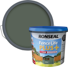 RONSEAL RSLFLPPW5L 5 Litre Fence Life plus Paint - Willow