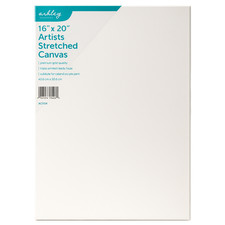 White Stretched Artist Canvas Blank Plain Painting Art Crafts Small Large Medium