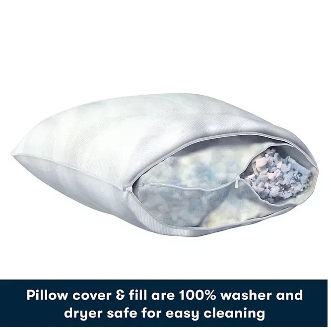 Serta Gel Memory Foam Cluster Pillows (2-Pack) - Image 4 of 4