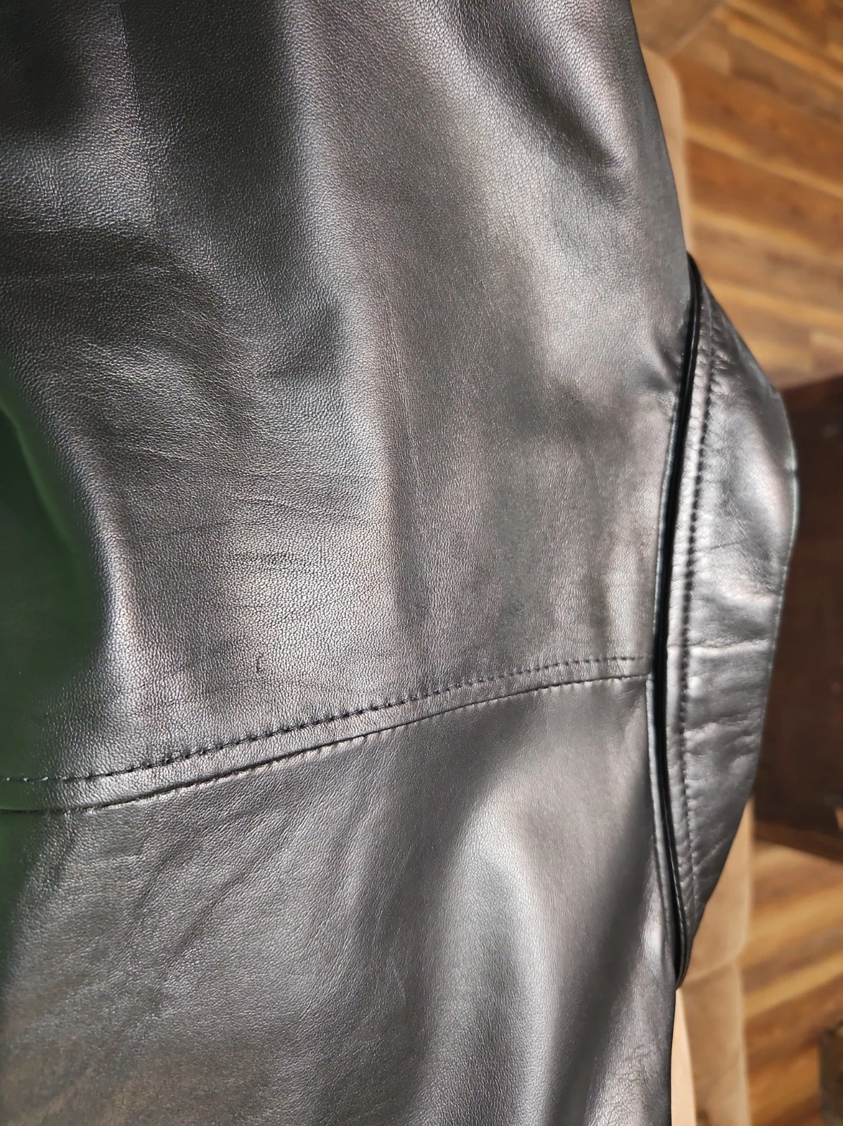 New With Tag Remy Lambskin Black Leather Jacket Mens Sz 48 BUTTER SOFT! VeryNice - product detail image 17