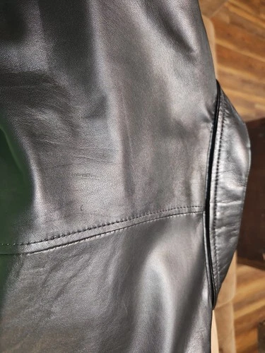 New With Tag Remy Lambskin Black Leather Jacket Mens Sz 48 BUTTER SOFT! VeryNice image 17