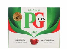 PG Tips Freshly Pressed Tea Leaves Pack of 160 Tea Bags Natural Ingredients