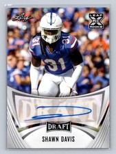 2021 Leaf Draft #BA-SD1 Shawn Davis Autographs