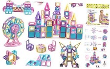 Mini Magnetic Building Blocks - 199 PCS for Girls  Boys