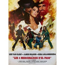 HUNT THE MAN DOWN French Herald/Trade Ad 2p - 10x12 in. - 1971 - Lee Van Cleef,