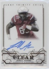 2016 Leaf Trinity Clear Auto Bronze Jerell Adams #CA-JA1 Auto 0s3