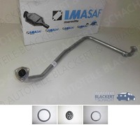 Imasaf Auspuff Hosenrohr + Anbauteile für Toyota Hilux II Pick-Up 2.4D 1988-2005