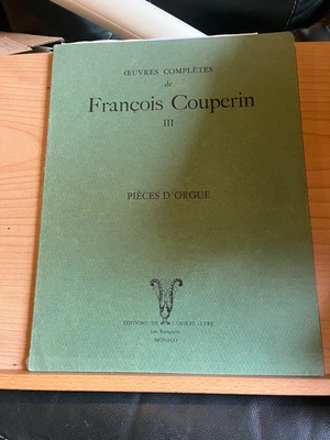 Francois Couperin Pièces d'orgue partition ed. de L'Oiseau-Lyre Brunold - Photo 1/4