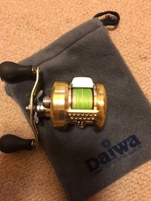 Daiwa Millionaire CV-Z 100 Right Hand Baitcast Reel Gold Great
