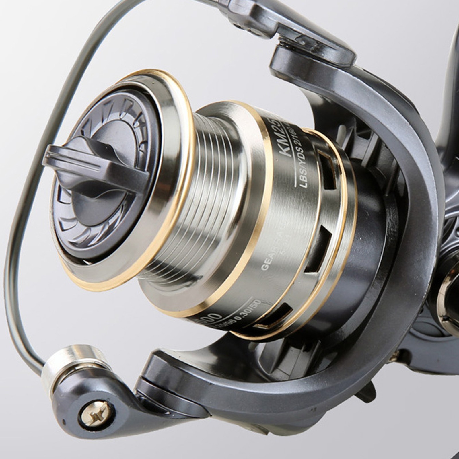 Spinning Fishing Reel High Speed Ratio Double Handle Arm Metal Fishing Reel Acce