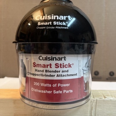 Cuisinart Smart Stick Blender Chopper Grinder Attachment 3 Cup Black