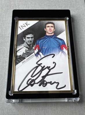 Carte Topps 2024 Eric Cantona Gold /50 - Manchester United - Autographiée