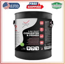 Xion Lab 2-in-1 Rust Converter & Metal Primer, UV Resistant, Covers 4X More
