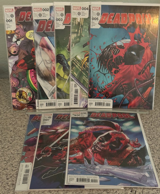 Deadpool Vol. 8 #1-7, 10 8-issue Comic Lot Wong NM Princess Dog Marvel 2022