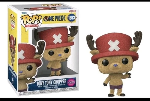 Funko Pop! Netflix One Piece  Tony Tony Chopper #1883 Flocked With Protector