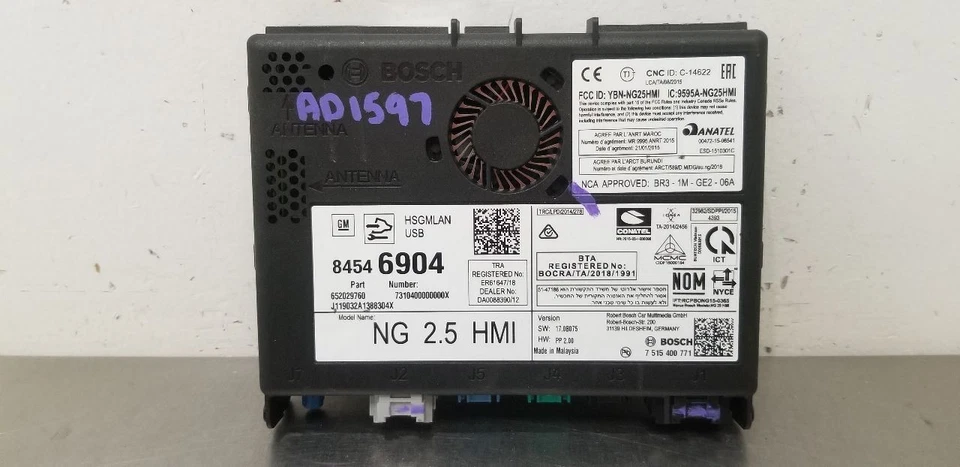 19 CHEVY SUBURBAN 1500 INTERFAZ HOMBRE MÁQUINA HMI 84546904 Foto 2 de 4