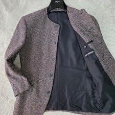 Issey Miyake Men Collarless China Jacket 80 Silk Made in Japan Rare FD AHA