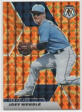 Joey Wendle 2021 Panini Mosaic Mosaic Reactive Orange #81  Tampa Bay Rays  #2