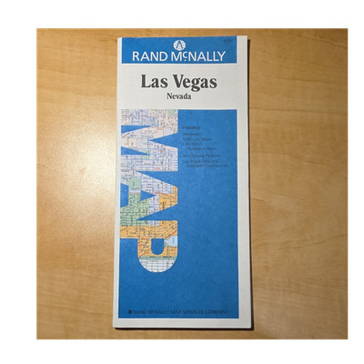 Rand McNally Las Vegas Nevada Street Map, United States Regional Map