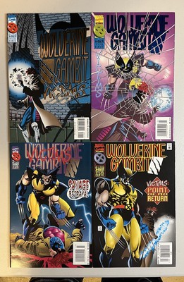 WOLVERINE GAMBIT VICTIMS #1-4 Set ~ Marvel Comics 1995 ~ Boarded ~ Free Shipping