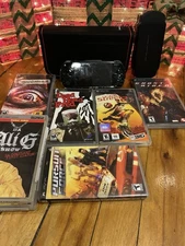 Sony PSP System and Game Lot Including Rare Manhunt 2 Complete. Tested Working