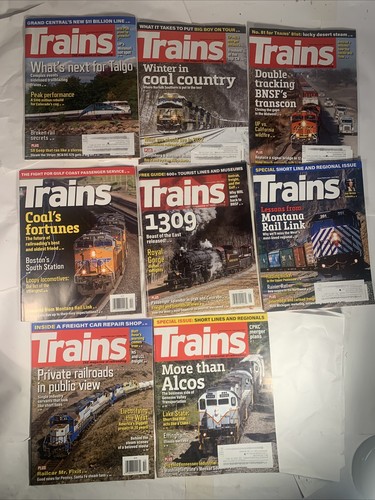 Trains Magazines 8 Total Magazines. 7 Qty Year 2022 & 1 Qty Year 2021