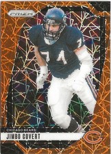 2024 Panini Prizm -Jimbo Covert #53 Orange Prizm SP Chicago Bears HOF