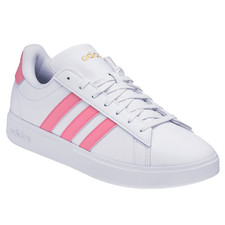 Adidas Women's Grand Court 2.0 Shoe Size 8.5 White/Pink Spark