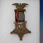 Grand Army of the Republic GAR Civil War Badge - 1861- Veteran - 1866 - V52728