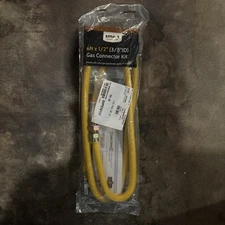 Smart Choice Gas Connector Kit 6ft x 1/2” (3/8” ID) – New, Sealed