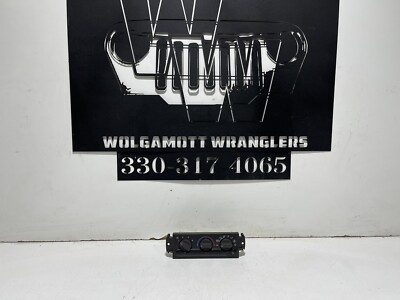 98-05 Chevrolet S10 Climate Control Unit Heater AC Temperature HVAC ...