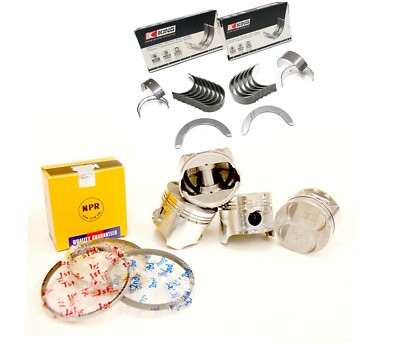 88-95 HONDA 1.5L D15B2 D15B1 D15B6 D15B7D 15B8 Pistons & Rings KING Bearings 