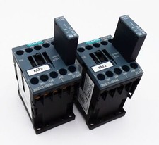 2x Siemens SIRIUS 3RH2131-1BB40 E:06 Auxiliary Contactor + 3RT2916-1CB00 E:01 -used-