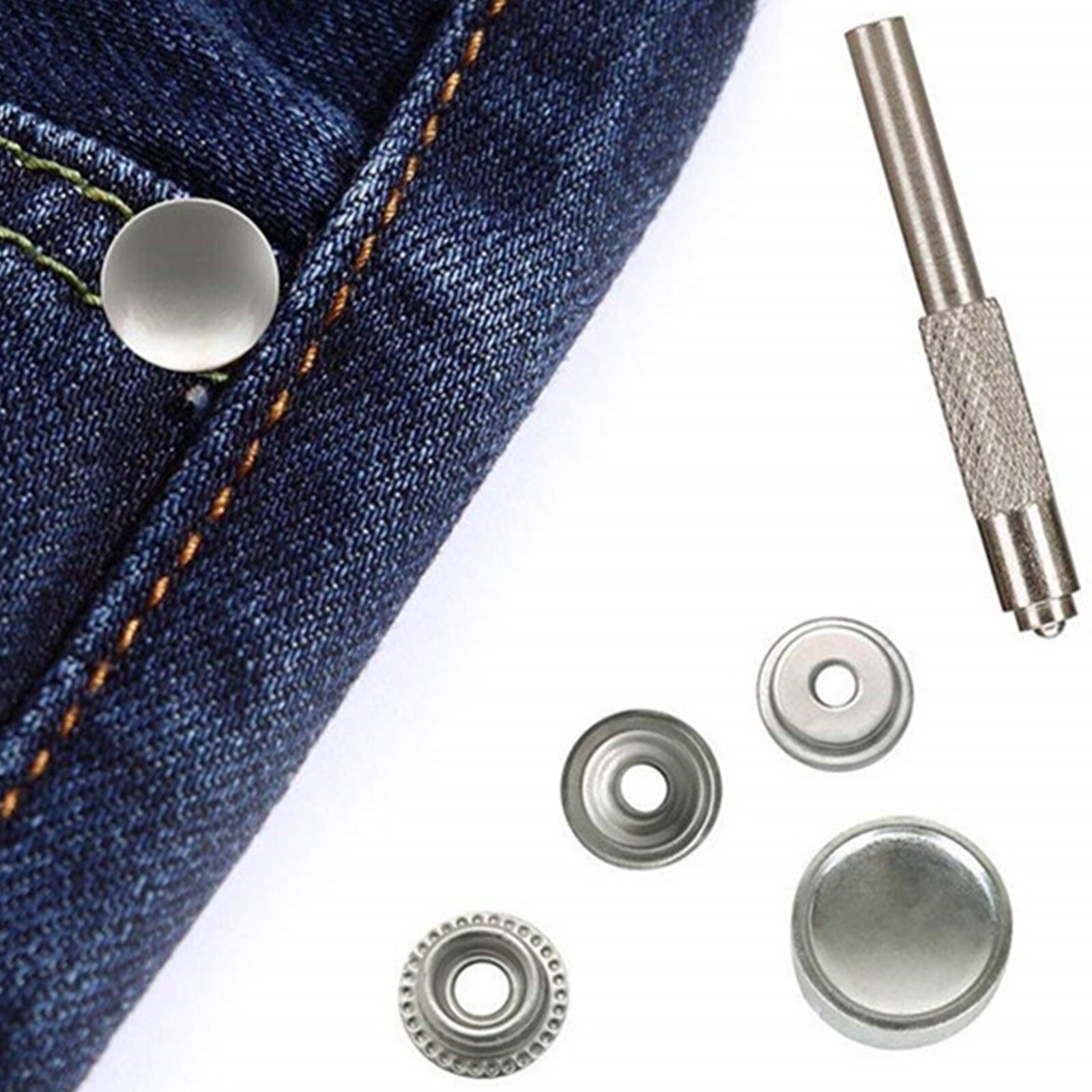 No Sew Snap Press Stud Button Leather Craft Bag Coat Popper Fastener