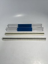 Triangular Scale Ruler Eugene Dietzge 1667-BG Germany K  E 1621w USA With Cases