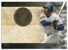 Andre Dawson 2012 Topps Gold Standard #GS19  Boston Red Sox  Hall of Fame  #3