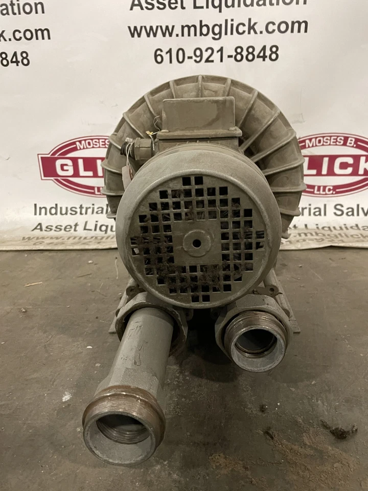 Soplador regenerativo Ber-Mar VS.80.C2.0002 3400 rpm 0,75 kW 200-240 V 3 PH Foto 3 de 4