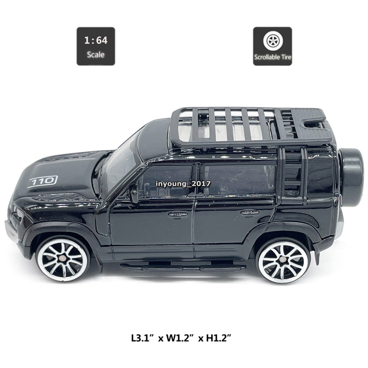 1:64 Land Rover Defender 110 Model Car Diecast Toy Cars Boys Toys
