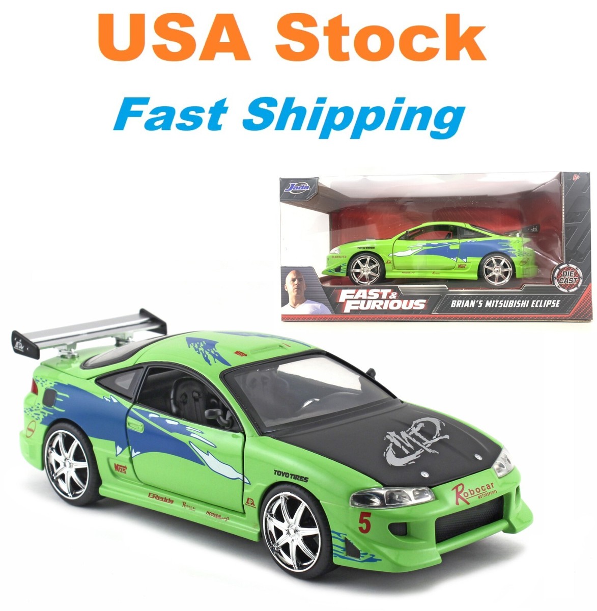 未開封品 1/18 FAST&FURIOUS MITSUBISH ECLIPSE model car Mitsubishi Eclipse Fast & Furious 1:18 Scale | eBay