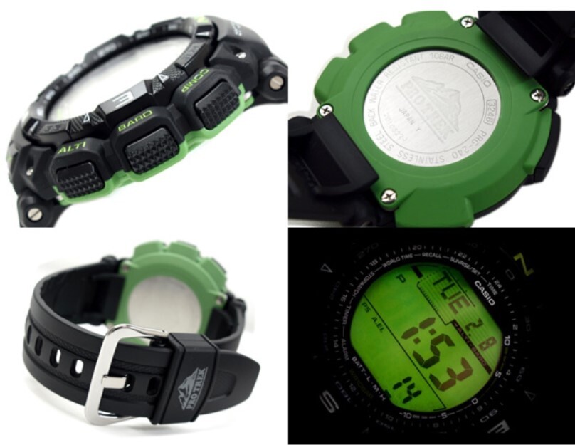 Casio Protrek Triple Sensor Solar Powered Men's Watch PRG Casio Protrek Triple Sensor Solar Powered Men's Watch PRG