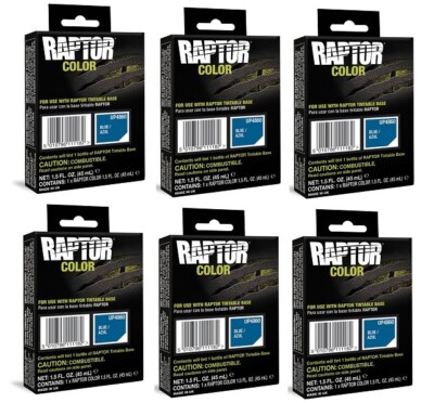U-Pol Raptor Color Tint Pouches - Blue (6 Pack)