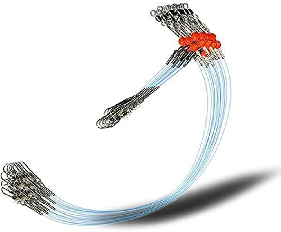 YOTO Fishing Leaders,Saltwater Tackle Rig with Swivels Snap, High-Strength Fishi