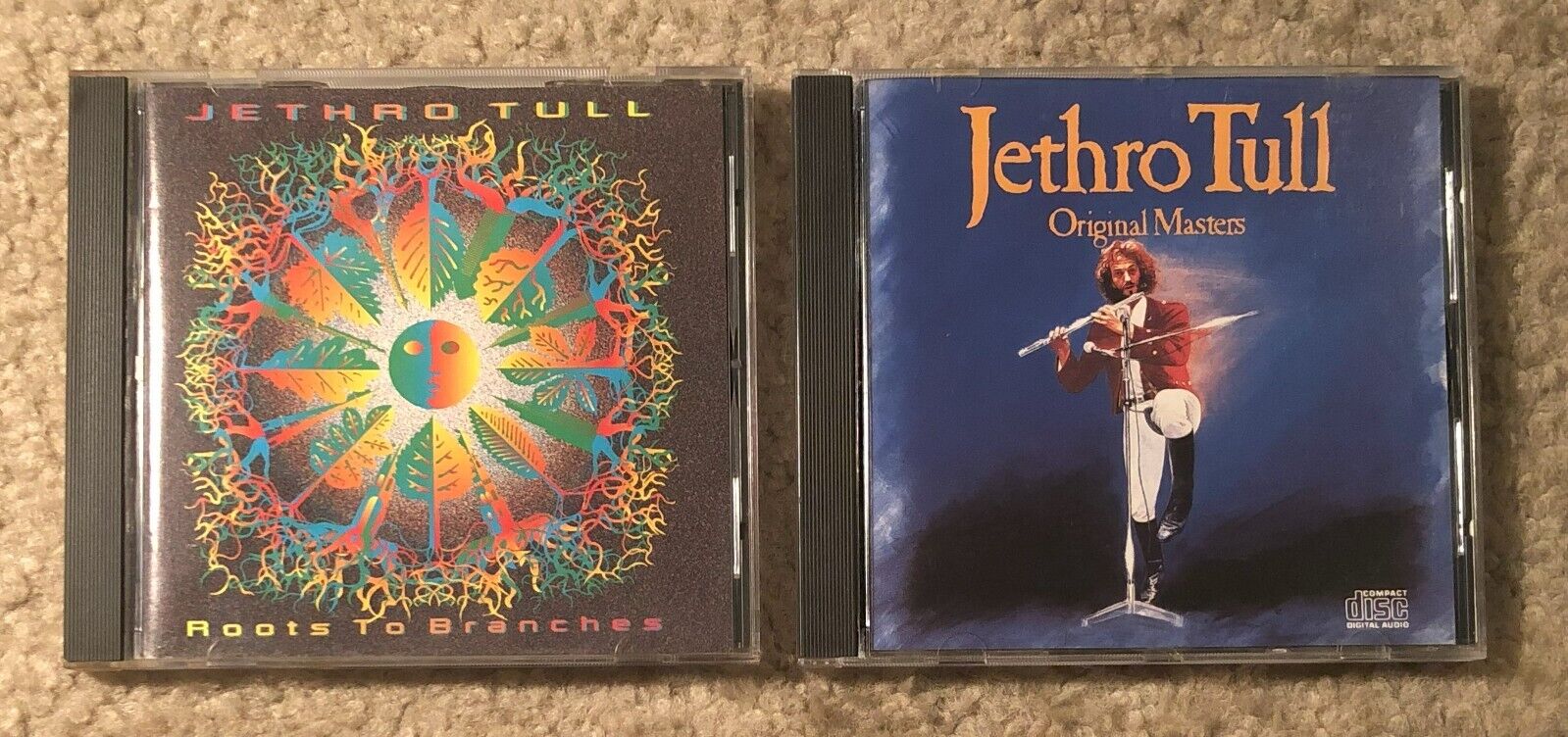 Jethro Tull 2 CD Lot - Original Masters & Roots To Branches - Excellent